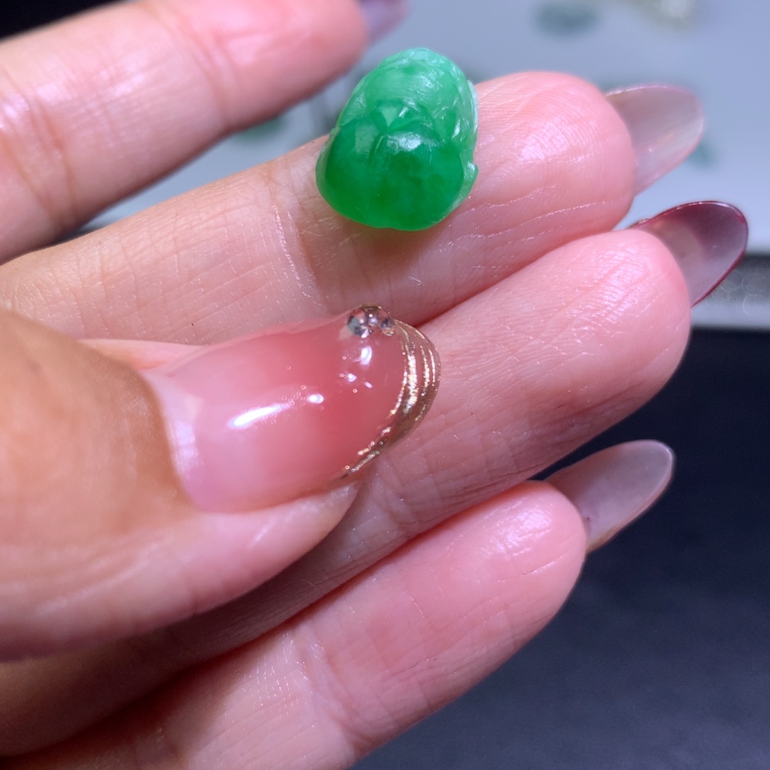 定制翡翠未镶嵌这****冷毛货