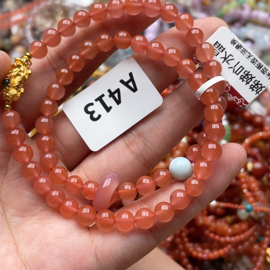 水晶手链未镶嵌多样性