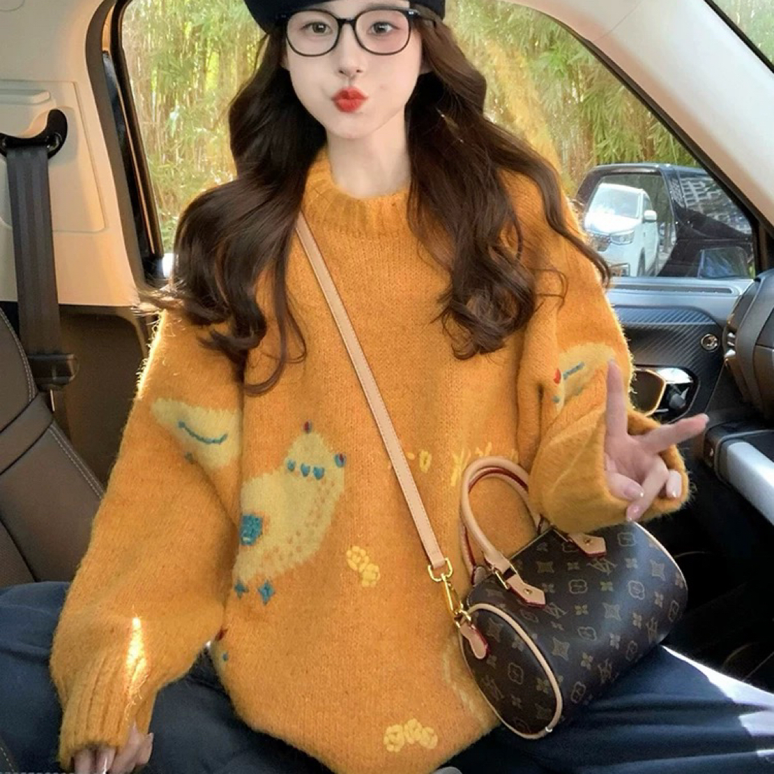 （直播链接请勿盲拍）复古毛衣针织外穿韩版套头开衫马甲