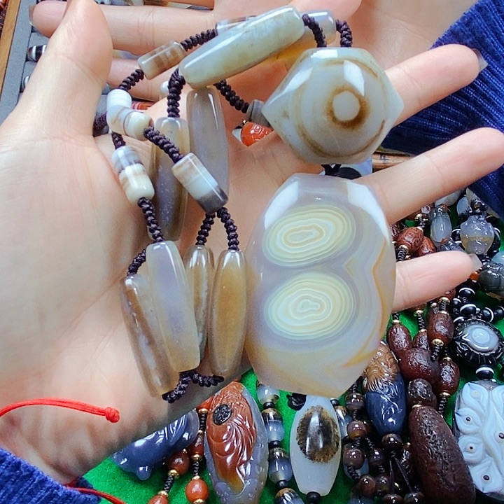 玛瑙/玉髓项链未镶嵌