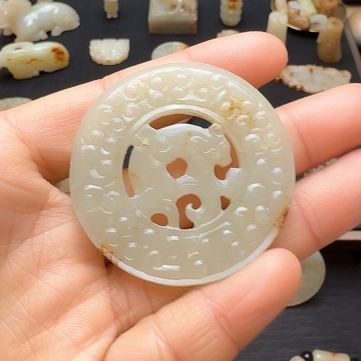 和田玉挂件未镶嵌