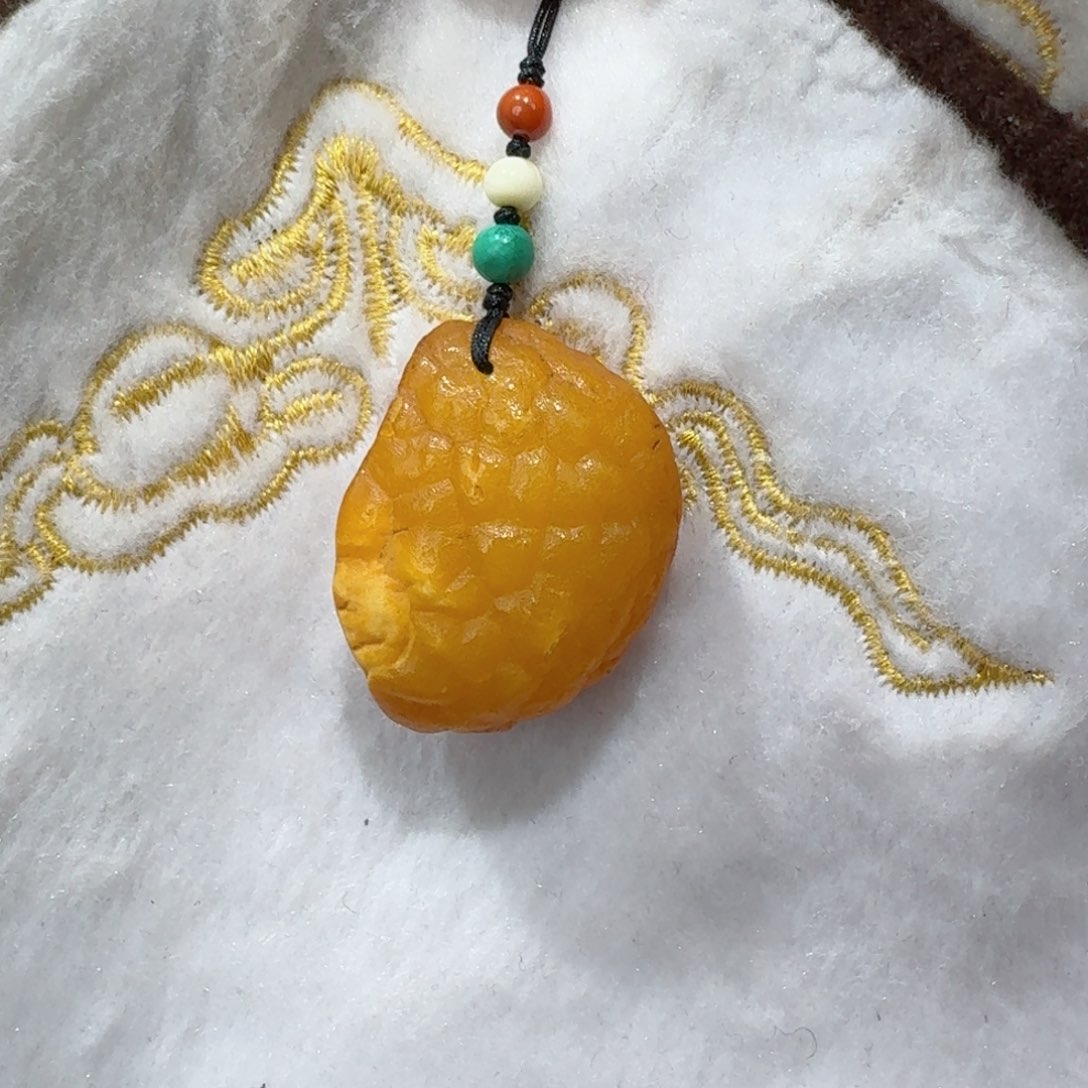 蜜蜡颈饰未镶嵌蜜蜡