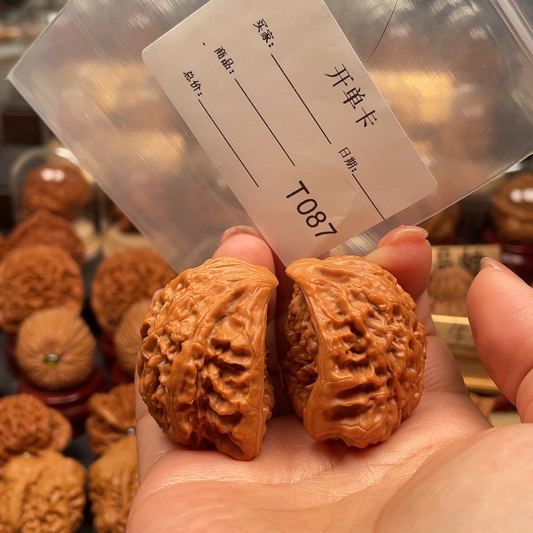 春***6文玩核桃把件蛇王40。087