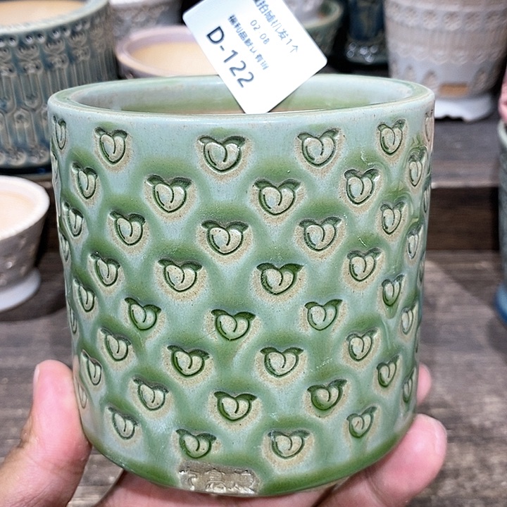 七里烧花盆2-8-122口径8