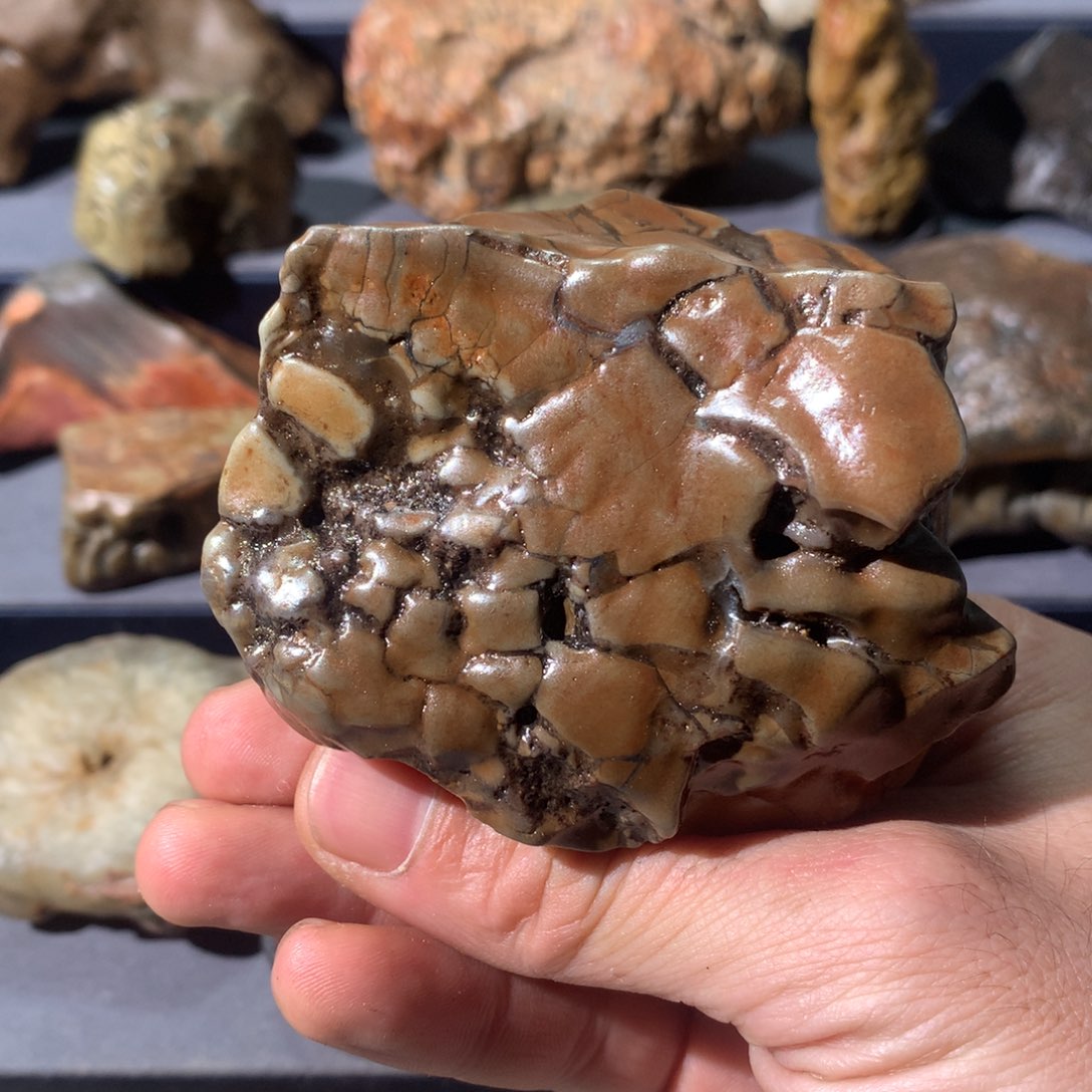 有机玻璃阿拉善奇石