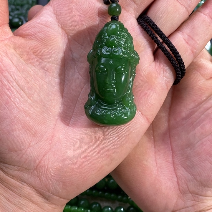 朱***哥和田玉未镶嵌吊坠(不含链)