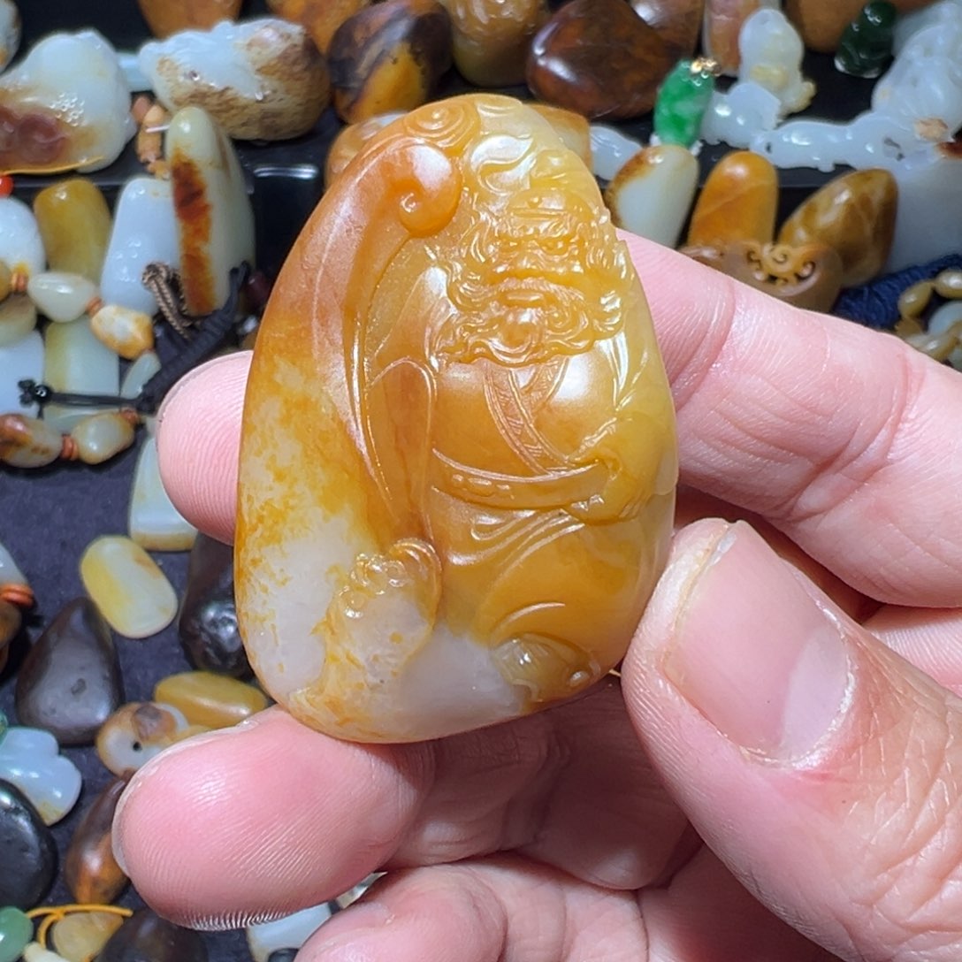 和田玉吊坠(不含链)未镶嵌