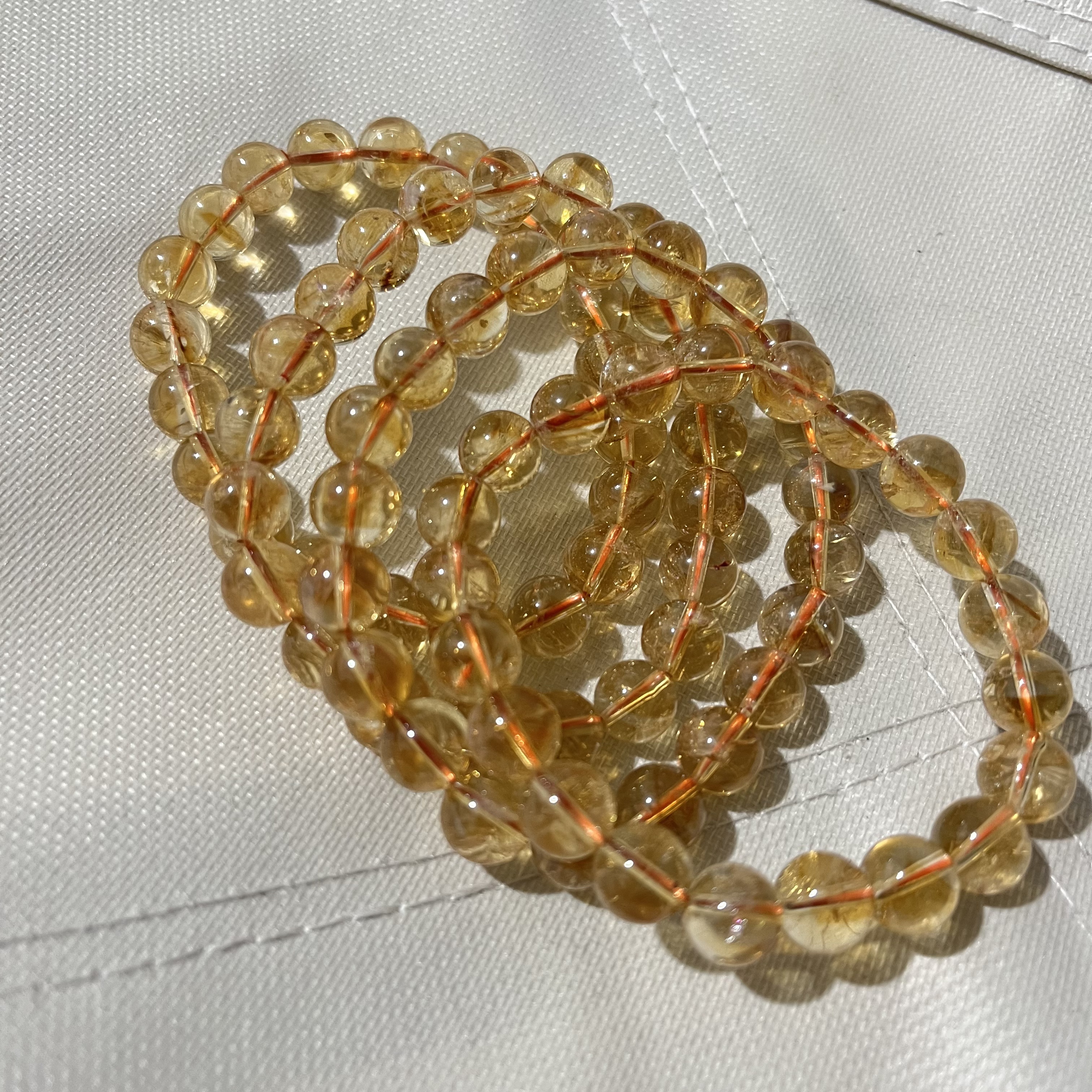 【梵东甄选】A080-天然暴力黄塔晶水晶手串手链-多样性发其一