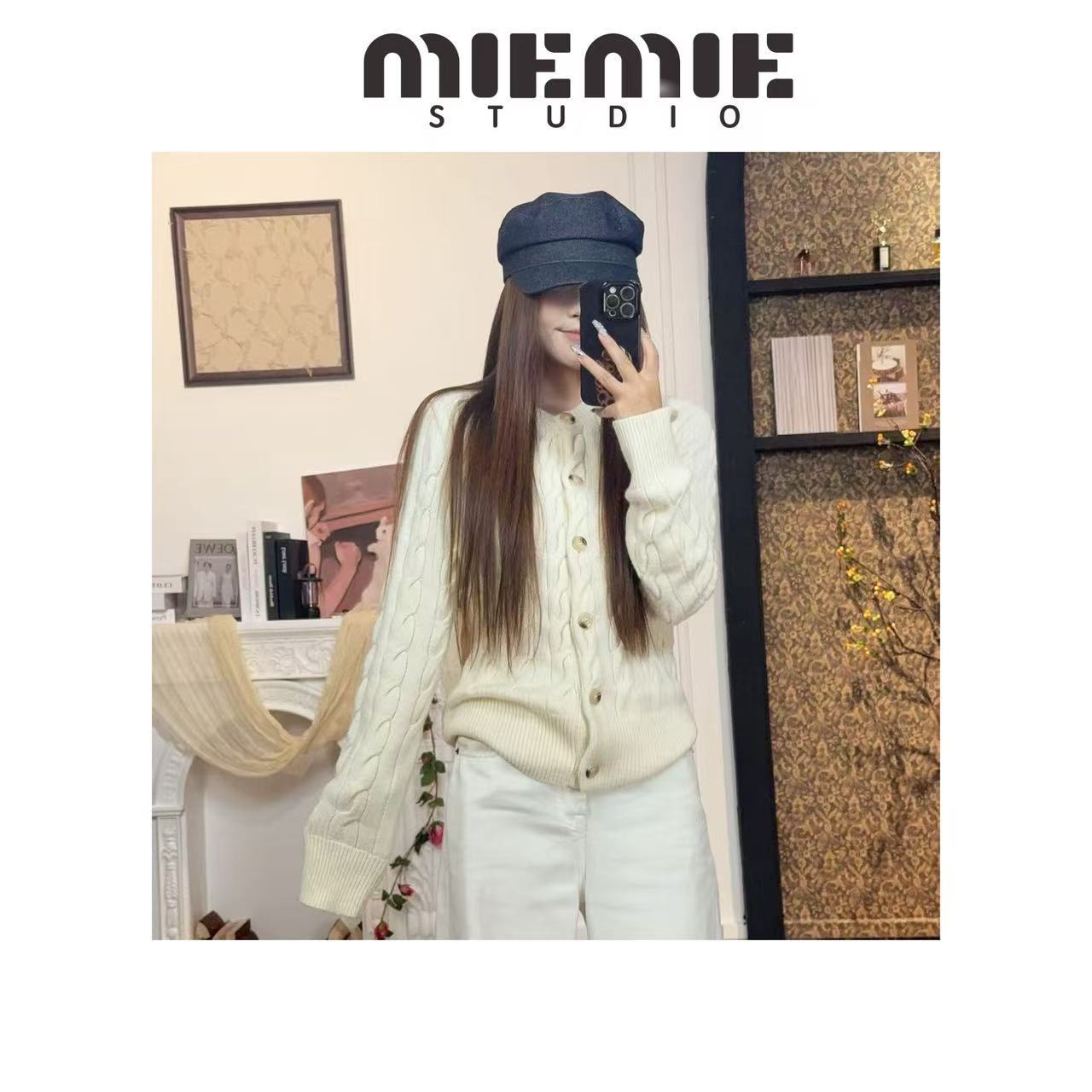  【米马】是咩夫亲手染的毛衣开衫