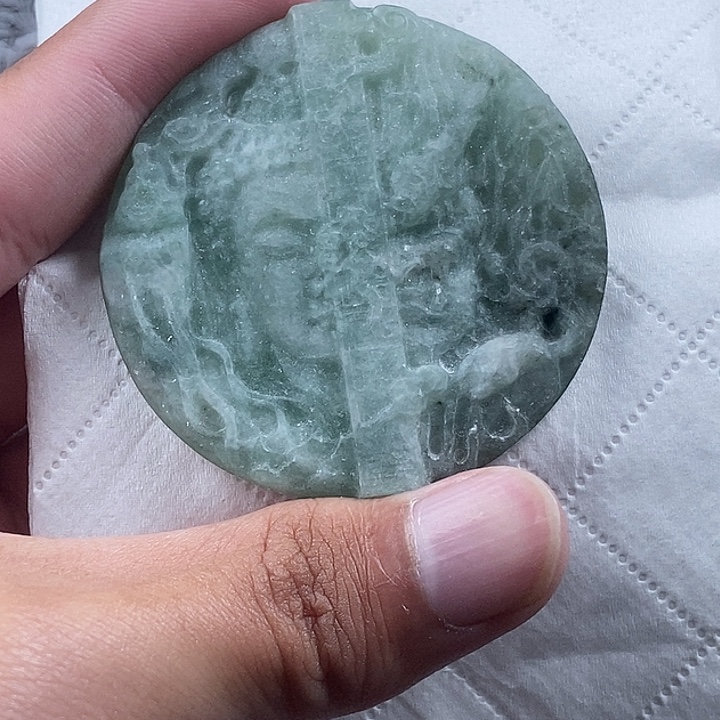 定制翡翠未镶嵌吊坠