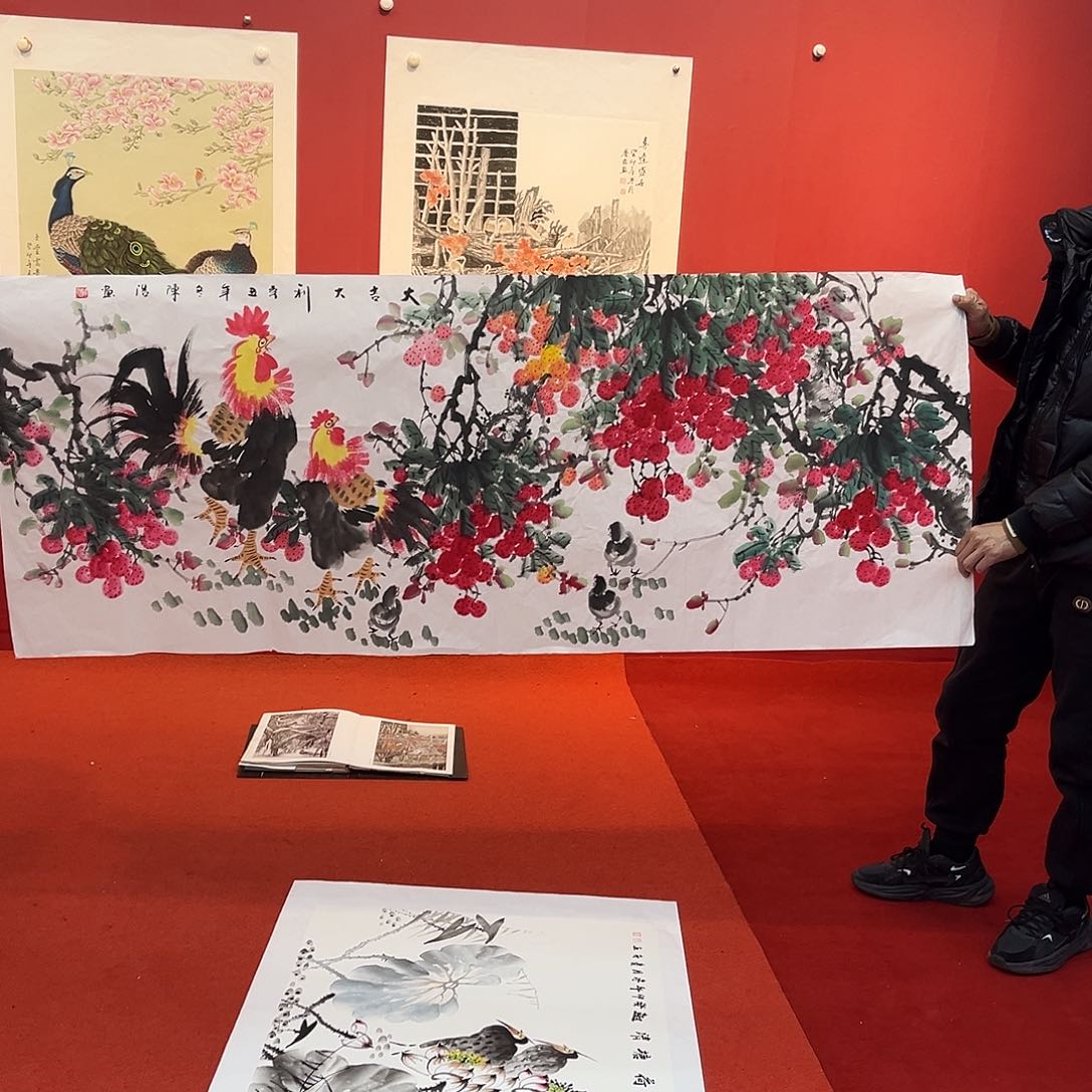 国画满意手绘作品