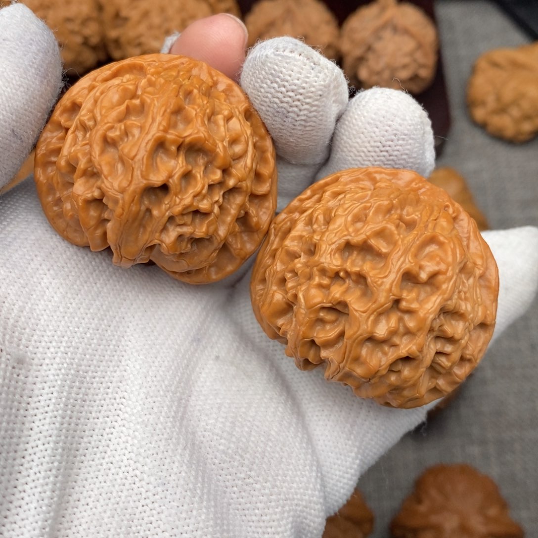 文玩核桃把件41全品苹果