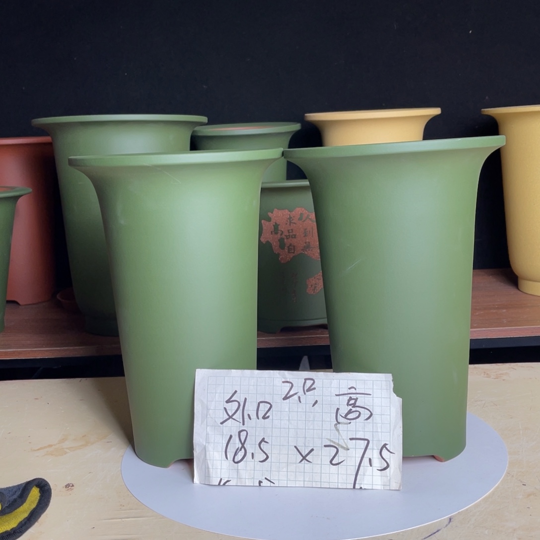 宜兴原矿紫砂花盆