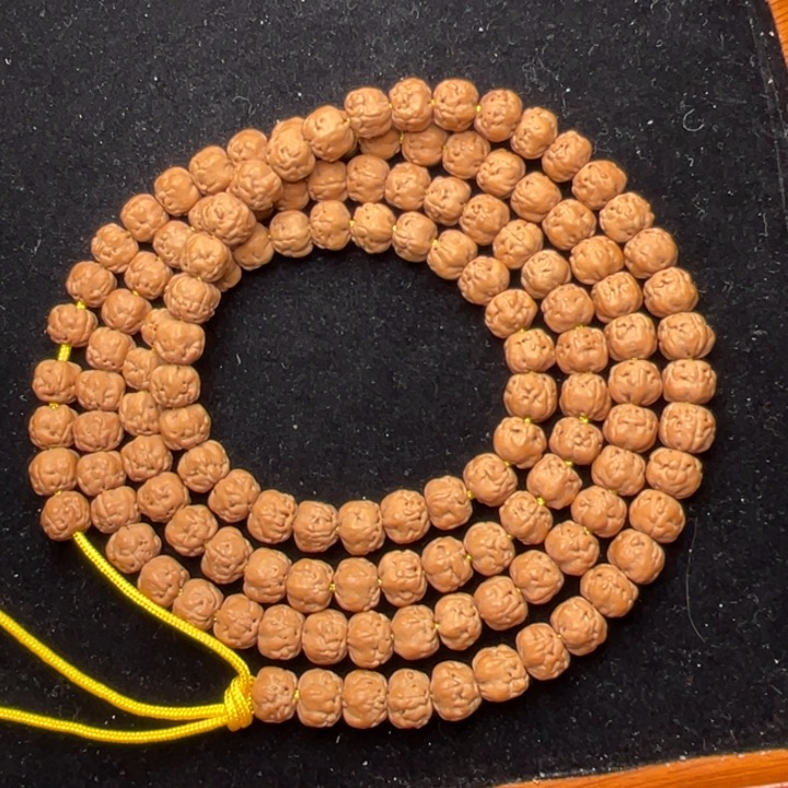 金刚菩提吊坠M**J收藏级原装佛手108尺寸7➕