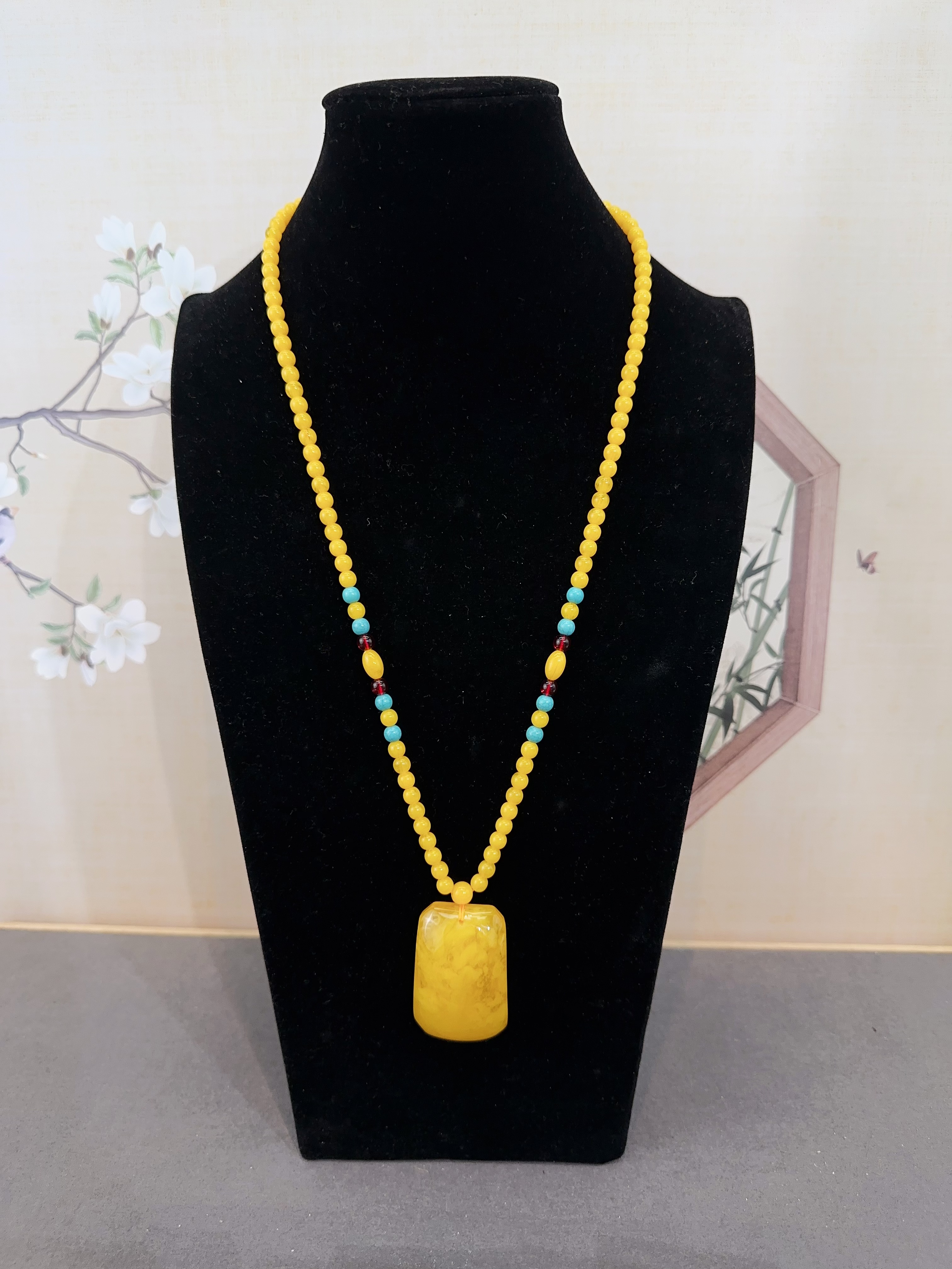 花密无事牌手工精工打磨秋冬款毛衣链