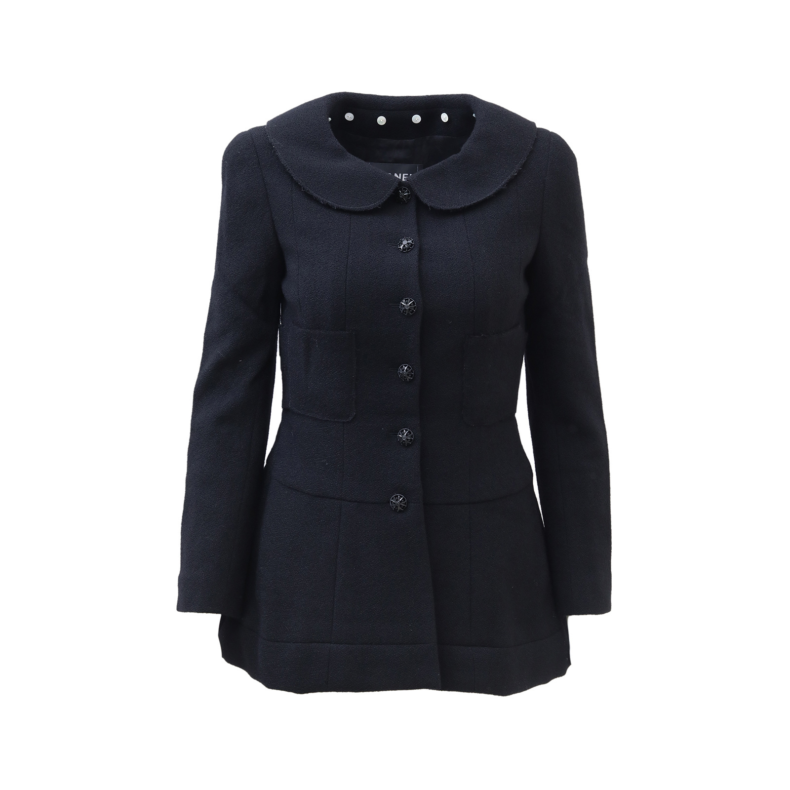 99新 Chanel/香奈儿 花花特价西装 外套 黑色 中国码155/80A