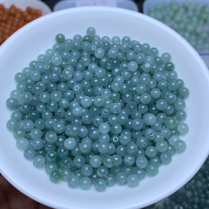 【闪购商品】未镶嵌翡翠手链卡4.8冰蓝水50个