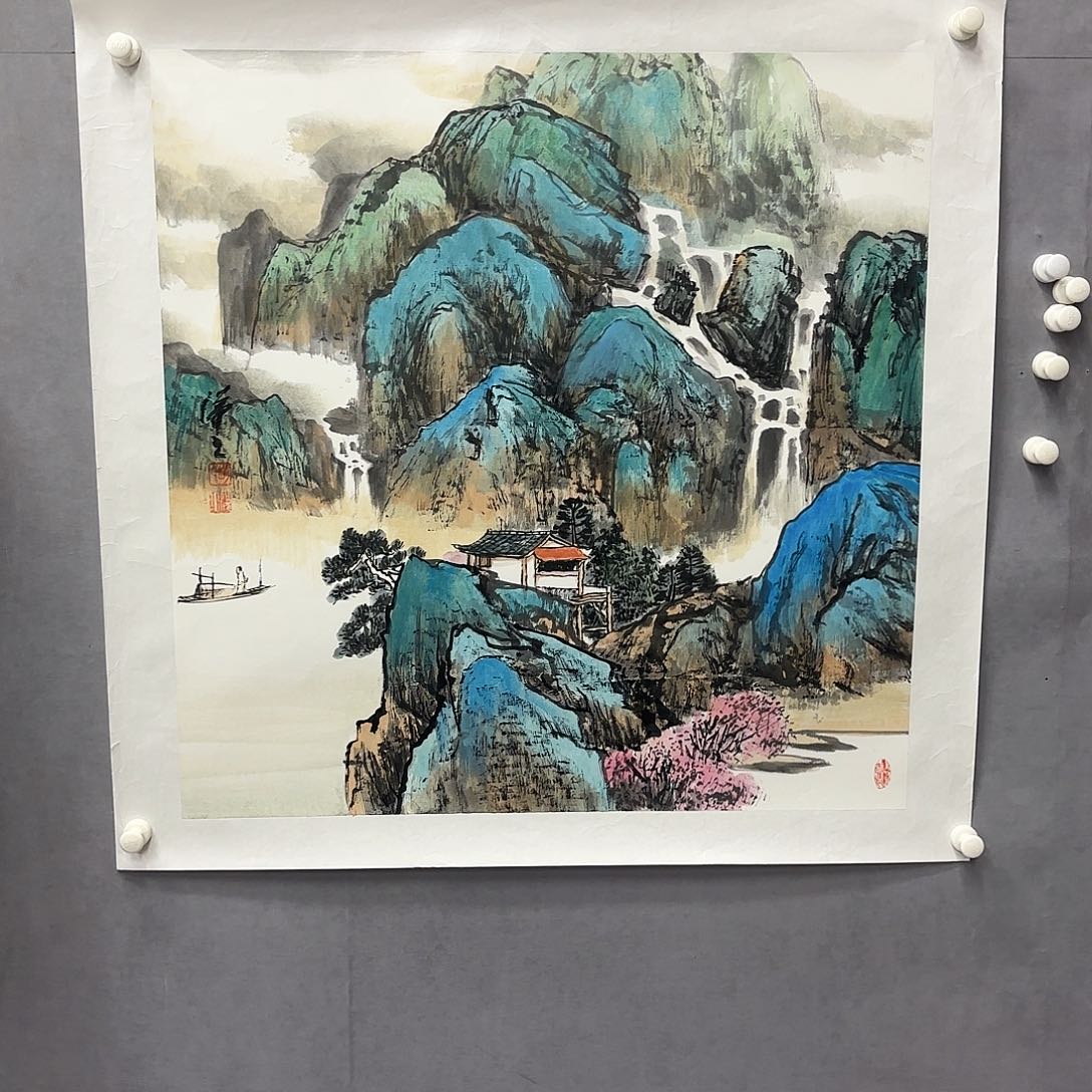 国画亲笔手绘原创