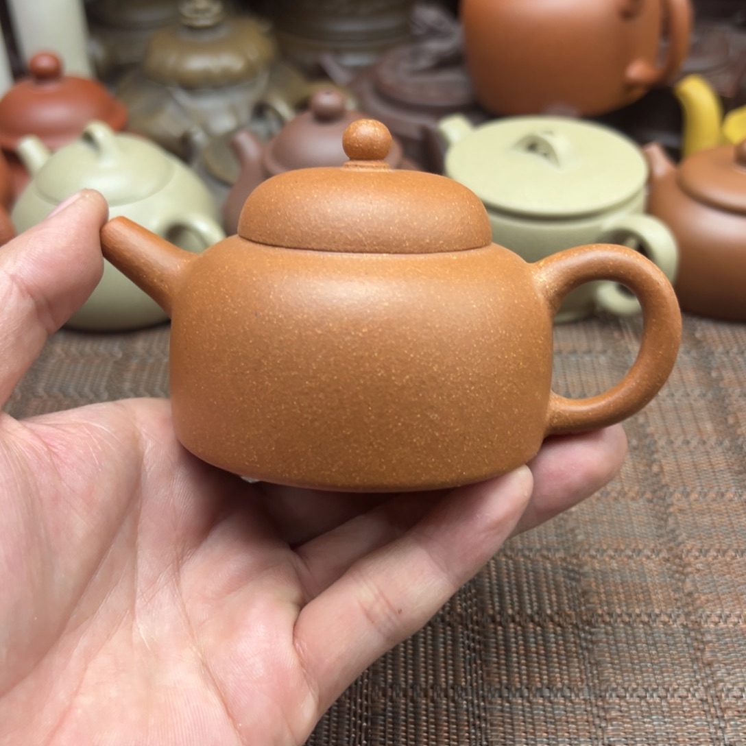 茶壶紫砂宜兴原矿紫砂壶150毫升容量