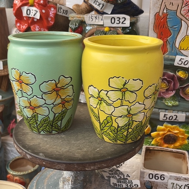 粗陶材质多肉花盆