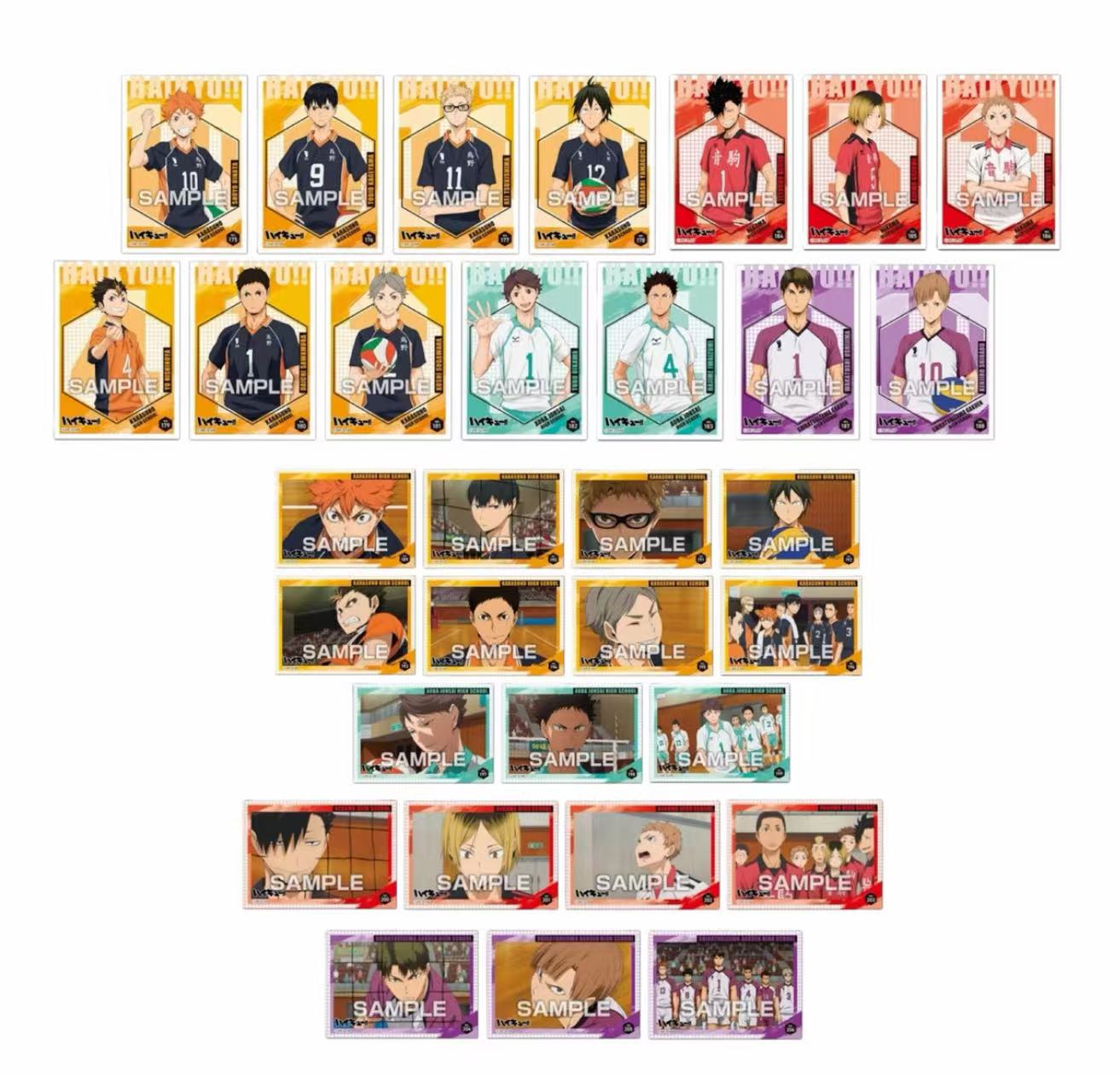 【日谷】排球少年 ensky 食玩透卡5 初回限定版（默认代拆）正版