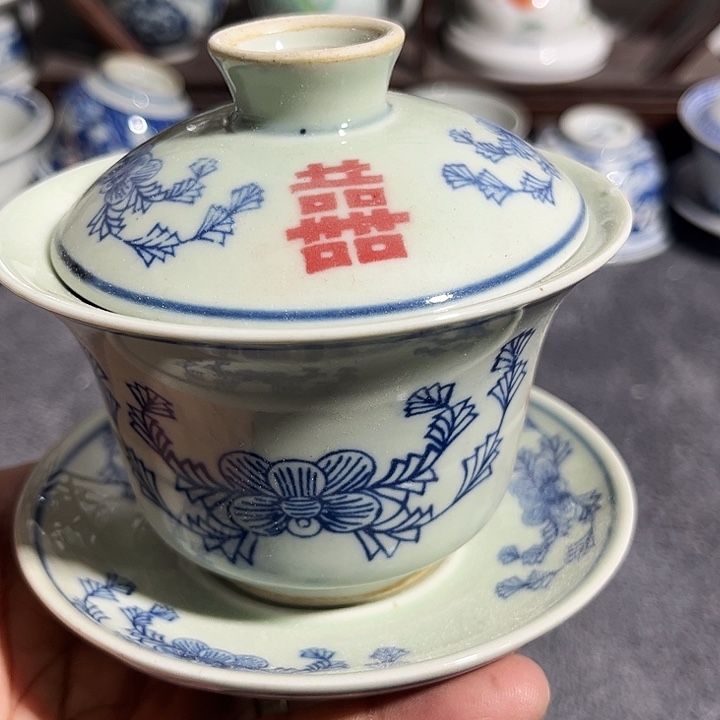 杯景德镇青花主人杯