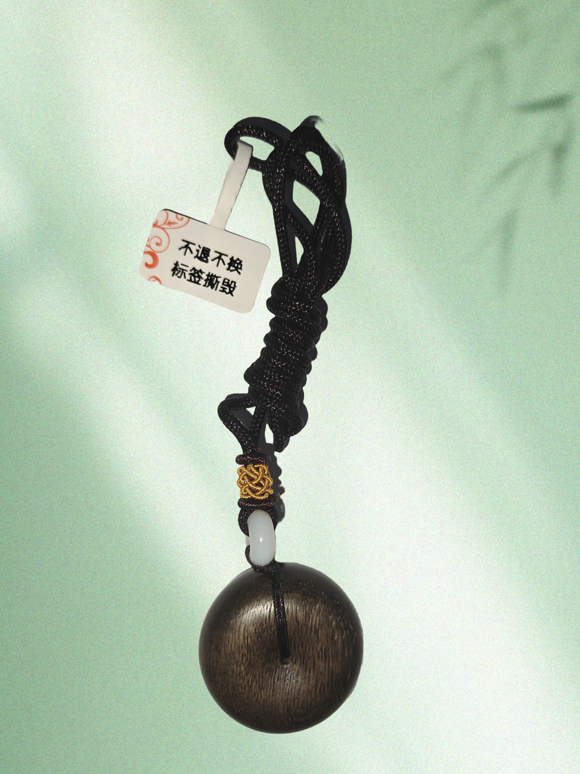 增香沉香木海南莺歌绿其平安扣