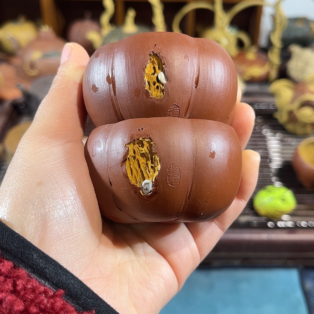 星***期紫砂茶宠南瓜主人杯