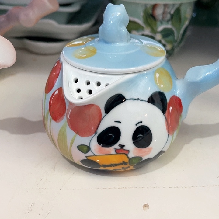 陶景德镇釉下手绘陶瓷 