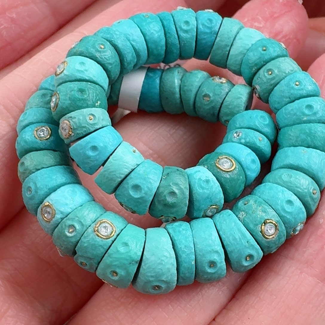 绿松石珠宝奇石未镶嵌