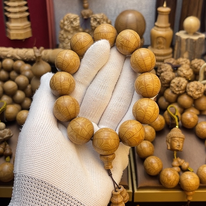 俄***员木质非金属九道木手串2.0