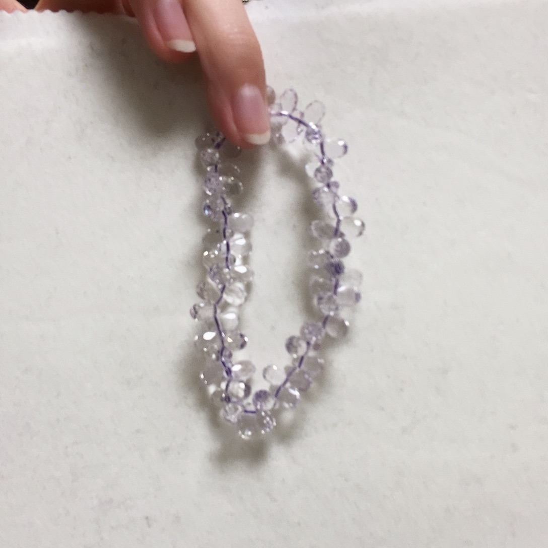 水晶手串未镶嵌简单