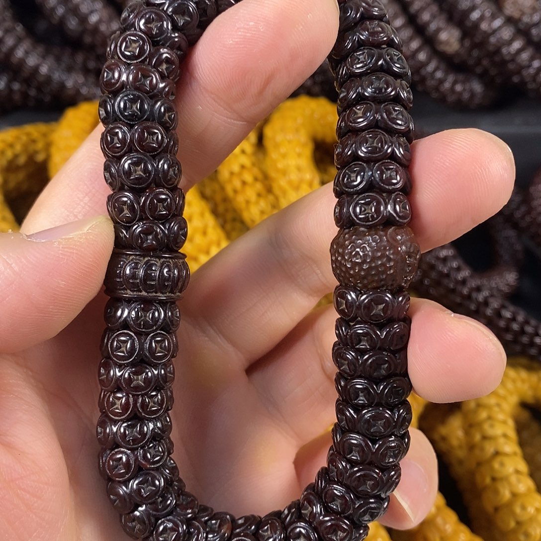 紫金鼠手串配饰钱币13