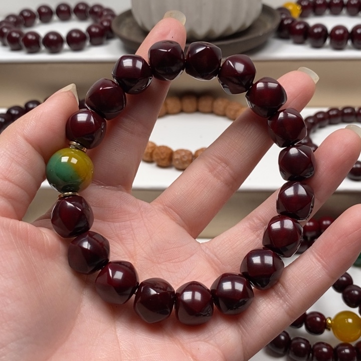 核桃手串/手链赵*猴头雕刻