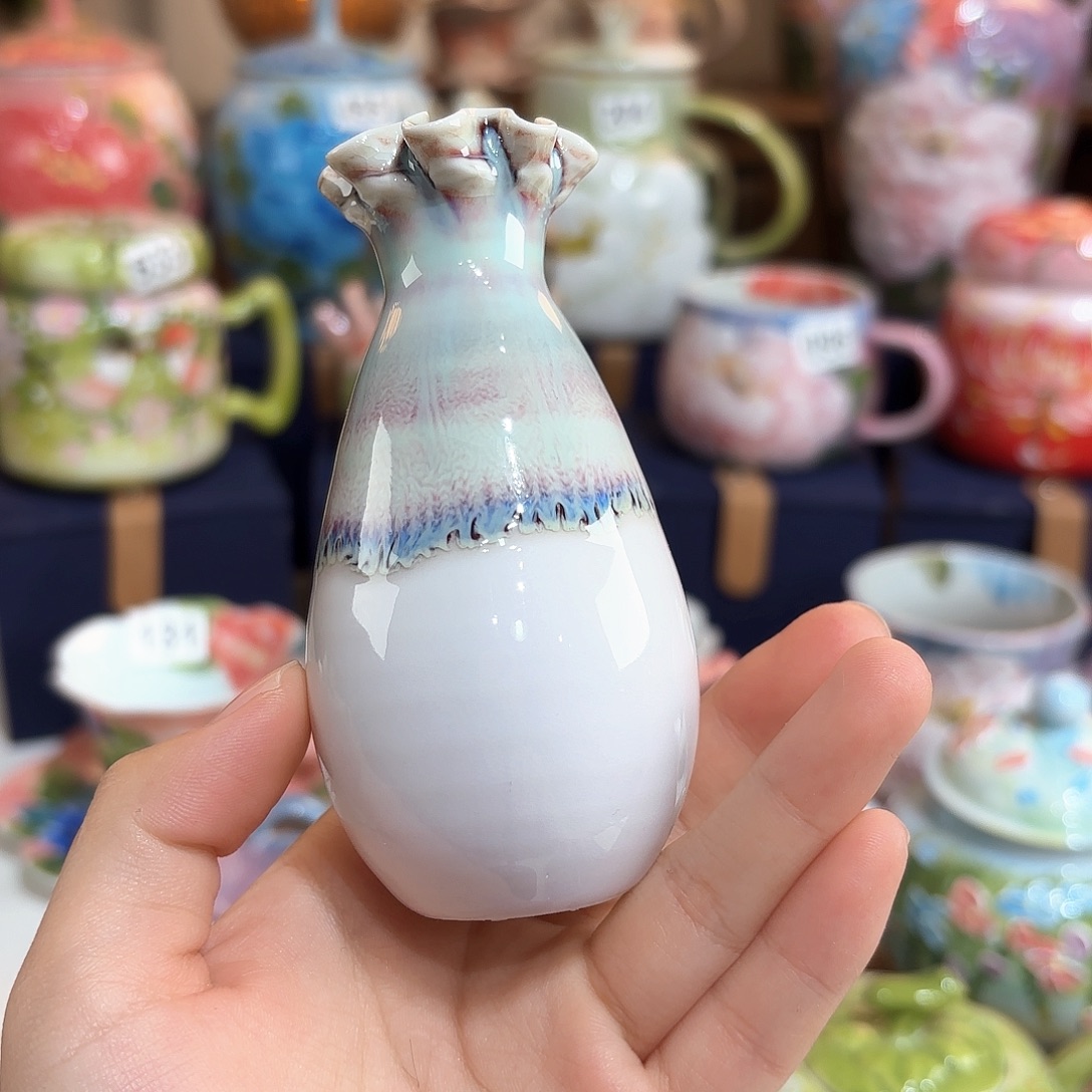 景德镇手绘高温釉下彩陶瓷茶具