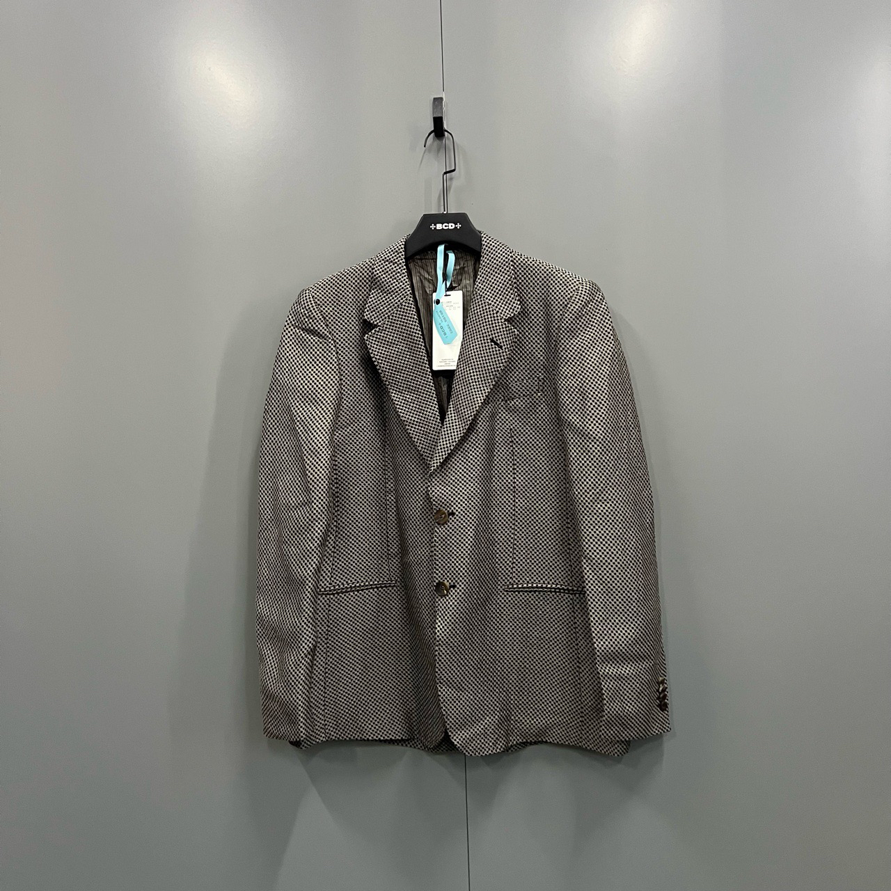 （qq）113 阿玛尼 小格子满印西服 56码/95新/12000/fg206723