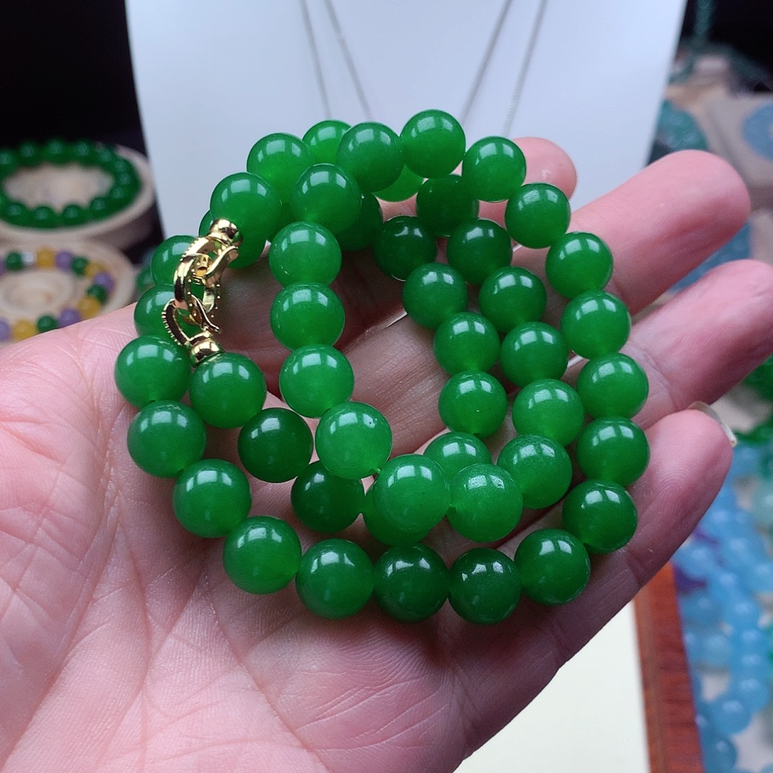 峥***卡10圆珠手串项链男女款 