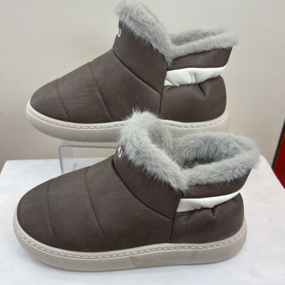 新款加厚防滑毛棉拖鞋男女通用冬季家居保暖可外穿202