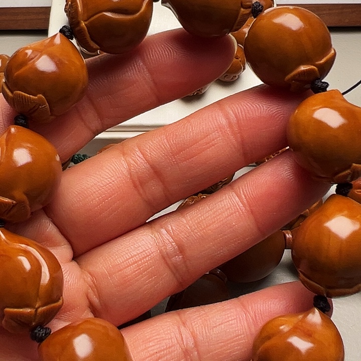 橄榄核手串/手链寿桃串