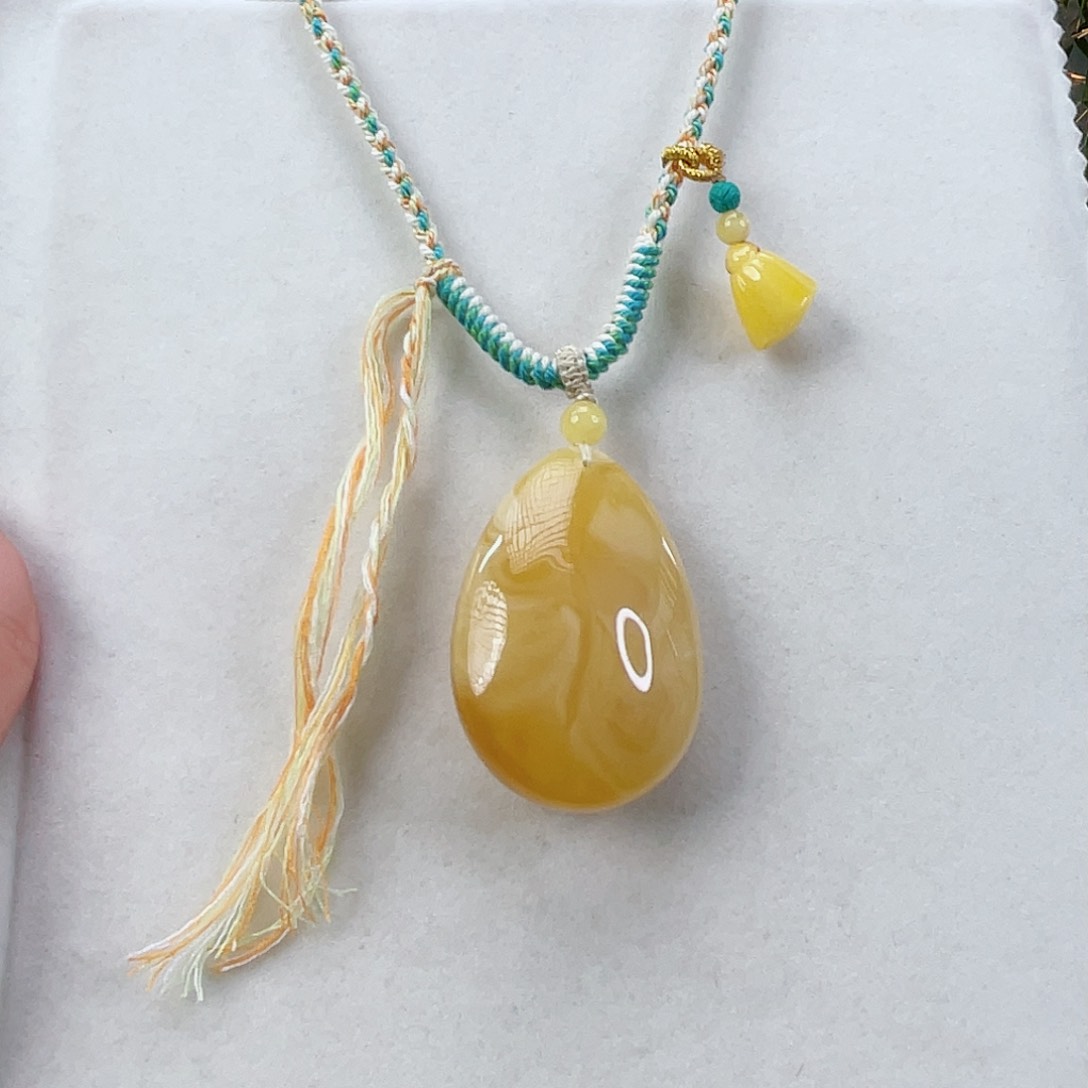 蜜蜡颈饰未镶嵌蜜蜡