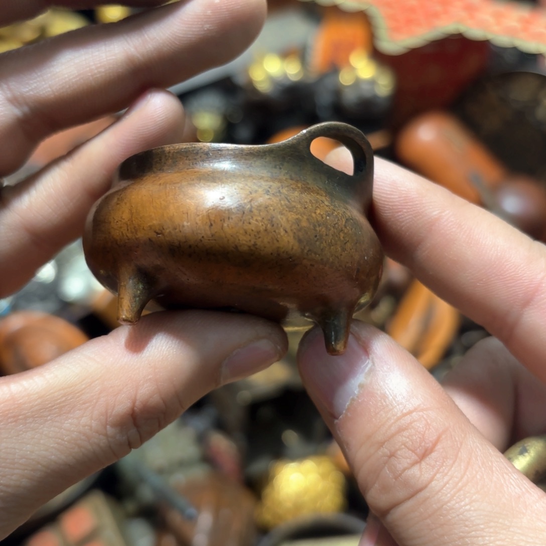 铜器摆件收收藏藏