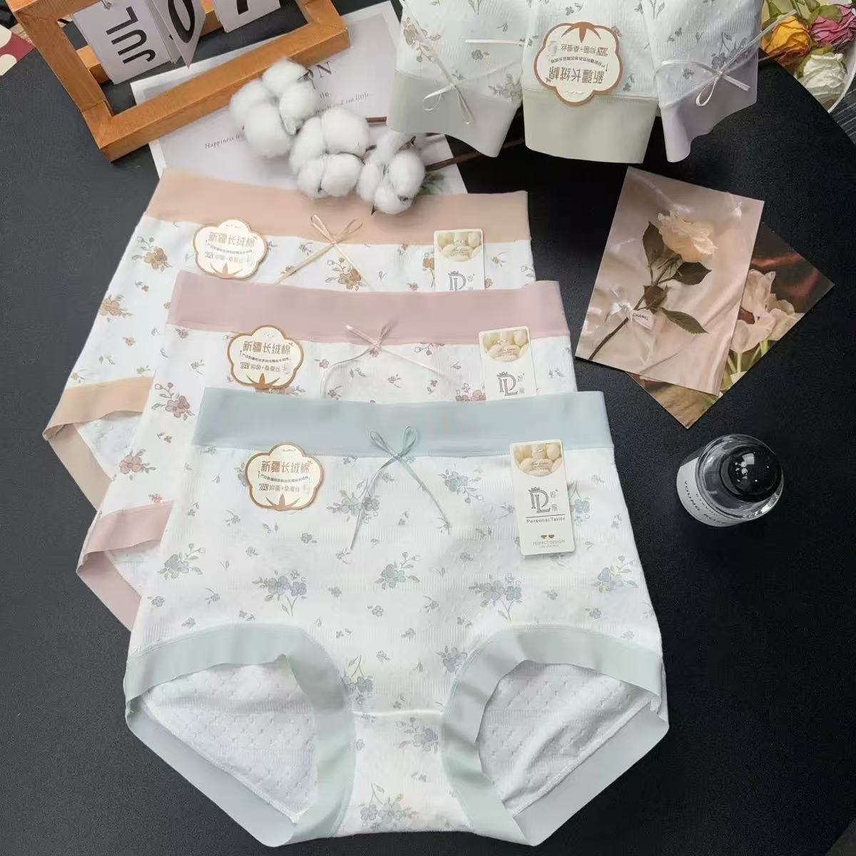 【3条高腰】纯棉秋冬高腰舒适女式内裤