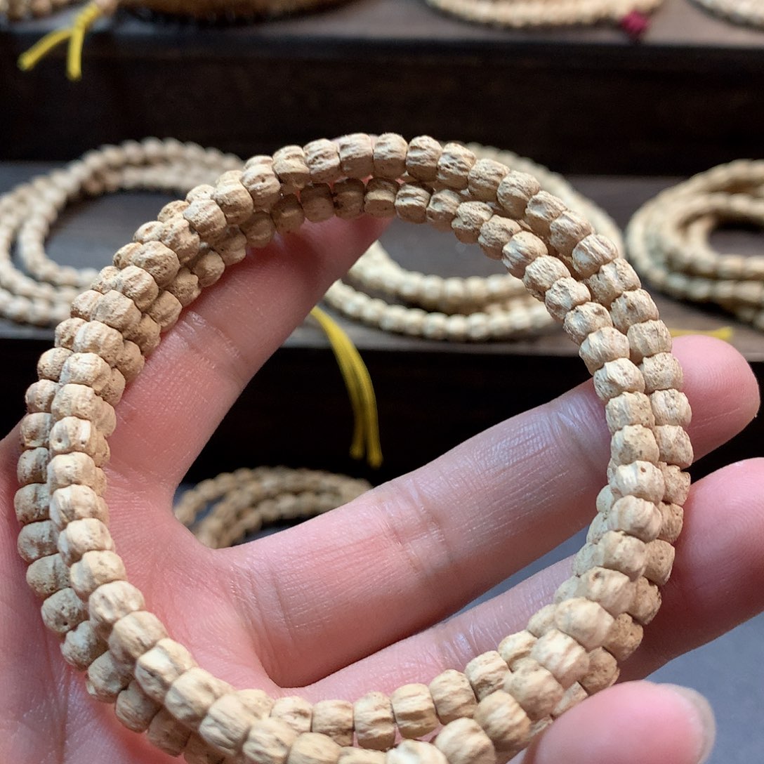 柏香籽/百香籽吊坠微麻皮方块多棱鬼