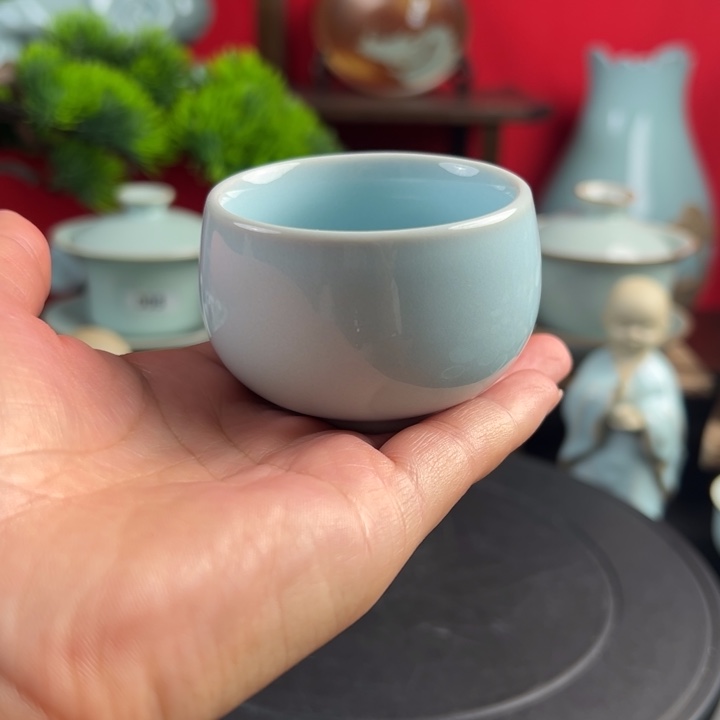 陶瓷云尚汝瓷  天青罗汉杯