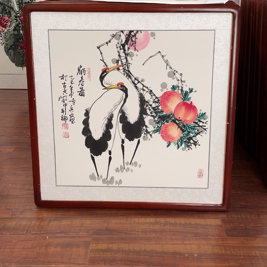 国画带框尺寸63*63厘米