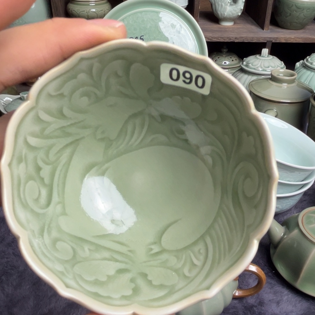 瓷仿古杯子特价 090