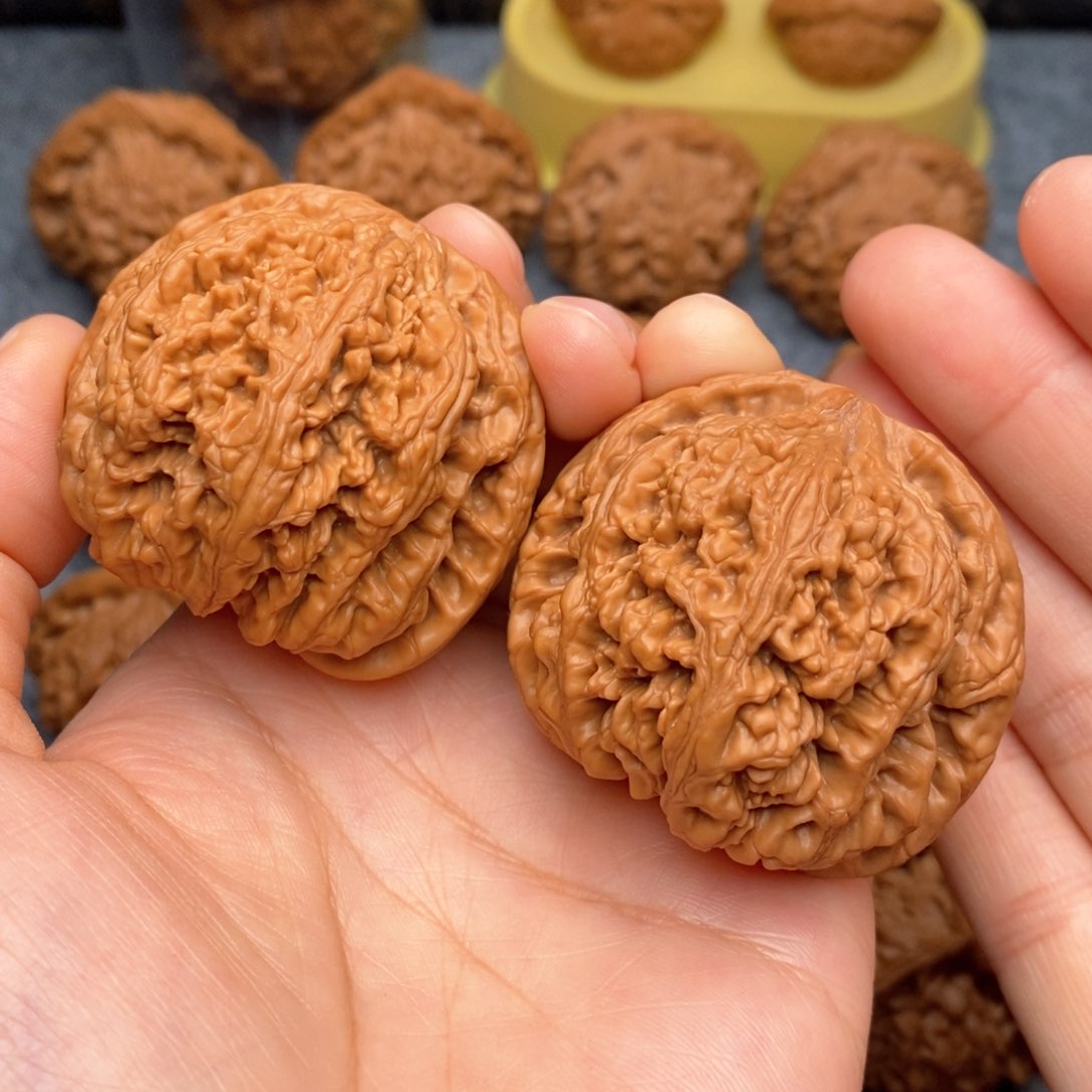 文玩核桃把件粗筋47全品