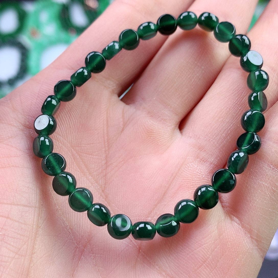 未镶嵌手链翡翠手串