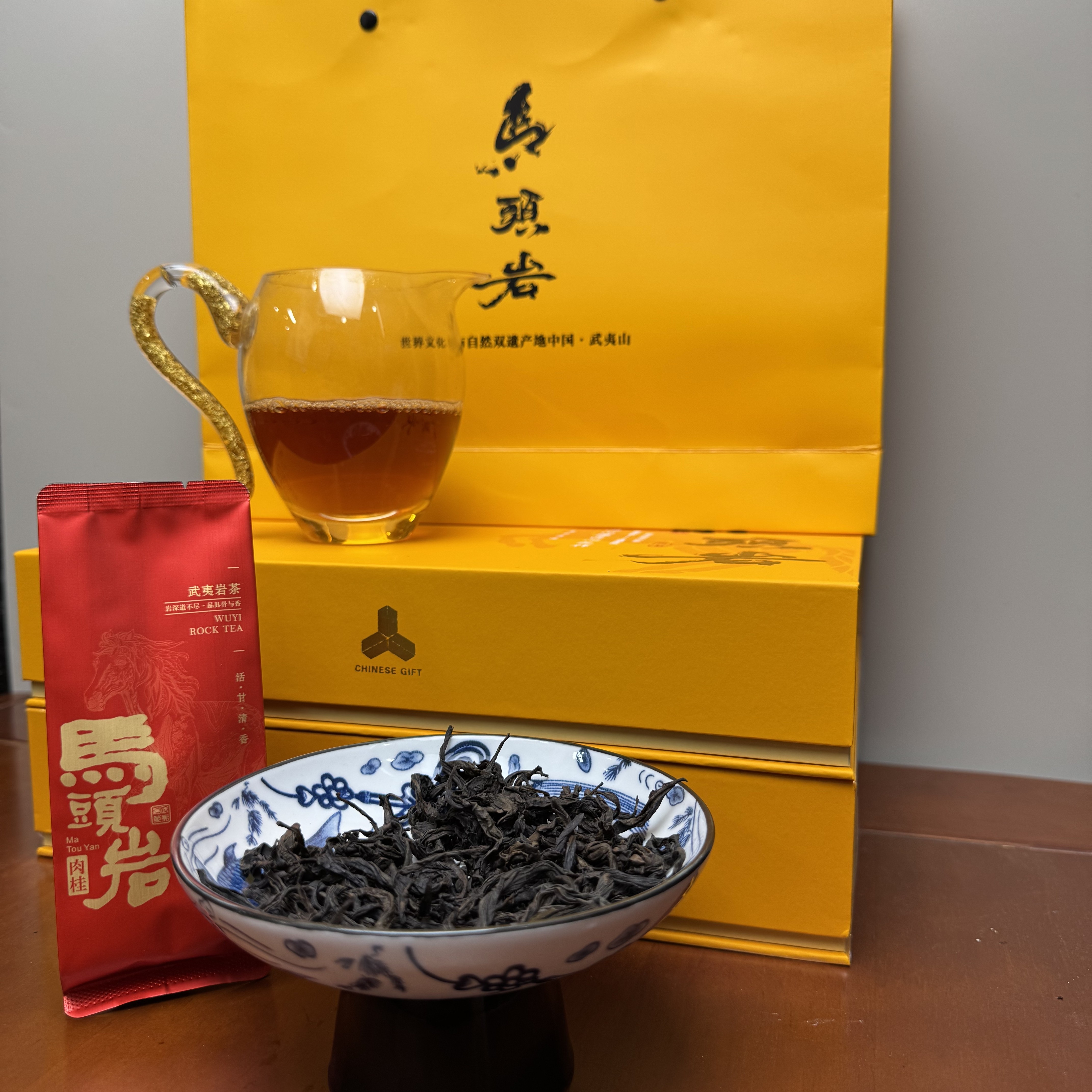 【主推款】御品一号马头岩肉桂茶叶礼盒装武夷岩茶正岩茶送礼中秋