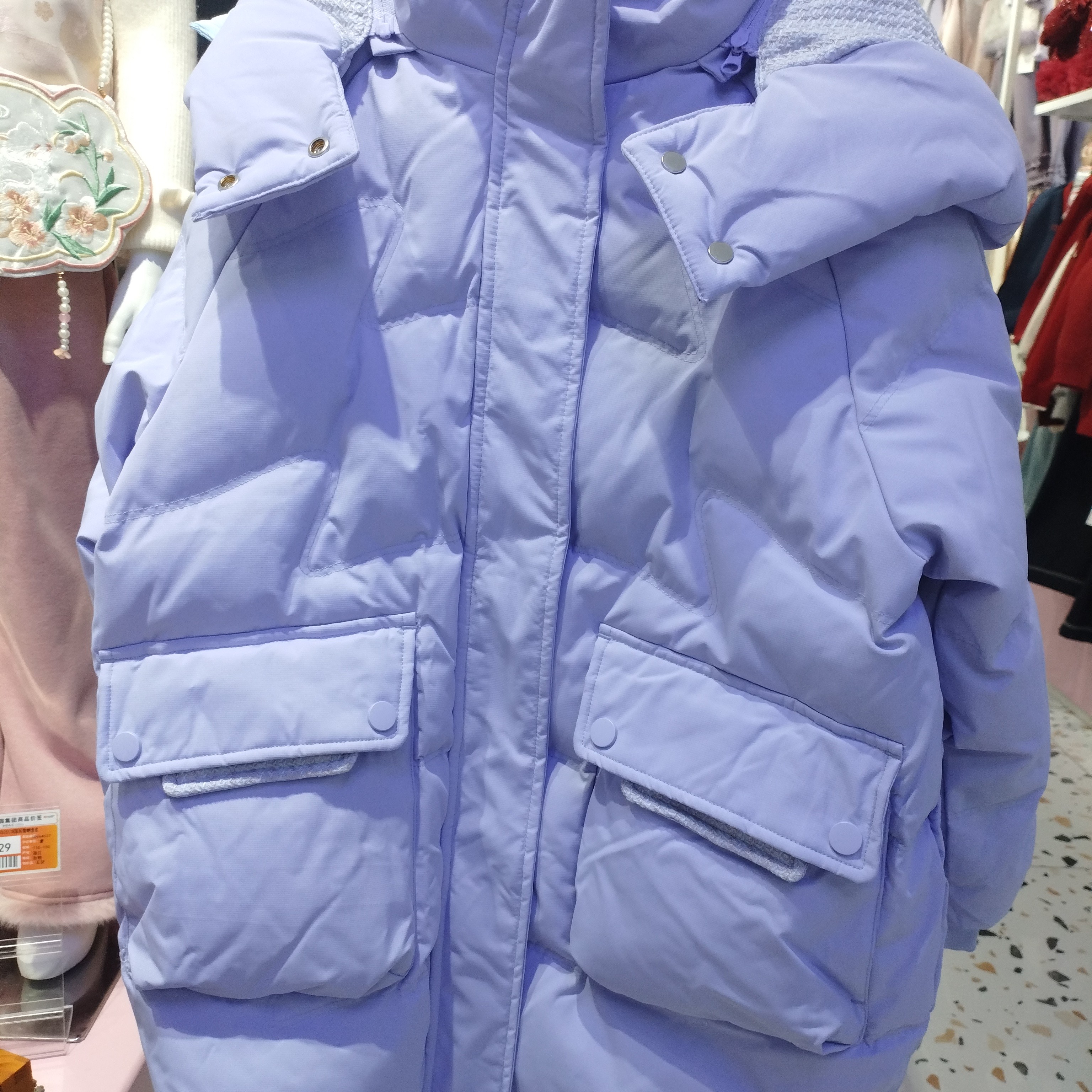 女童    红花匠羽绒服